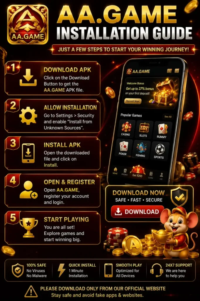 AA GAME APK 2026 INSTALLATION